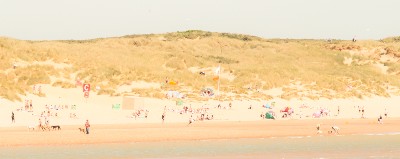 At the beach